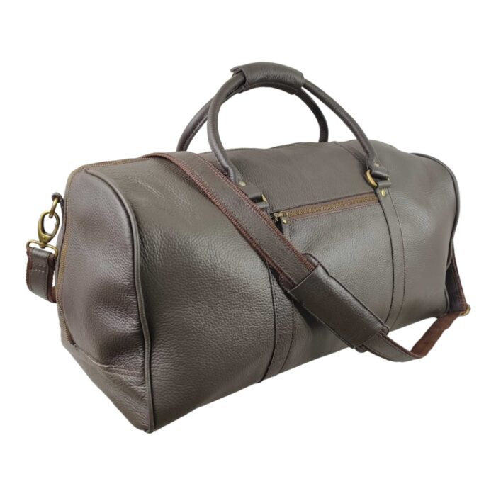Premium Duffle Bag Brown Oil Pull Leather (Copy) - Image 8