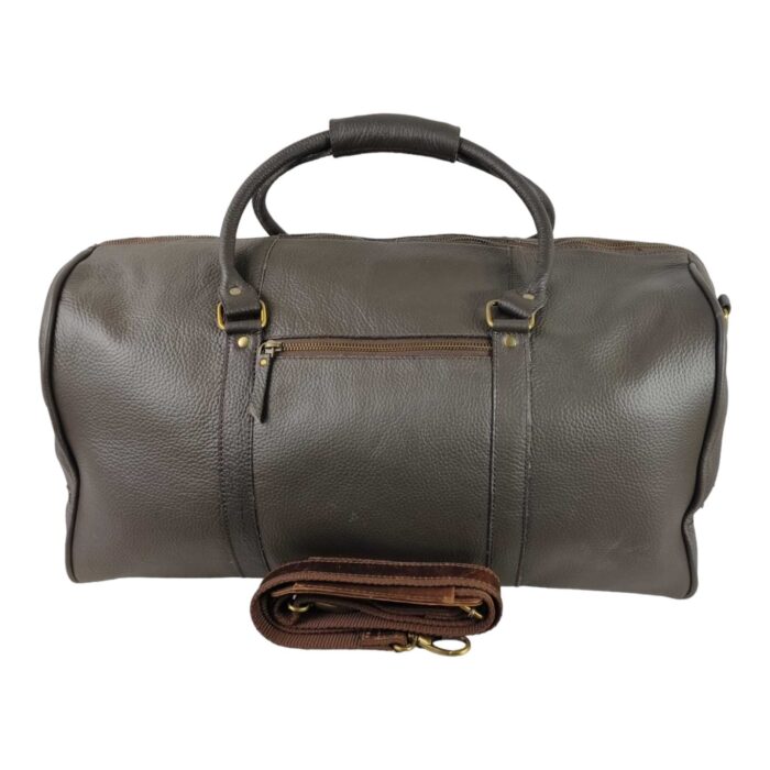 Premium Duffle Bag Brown Oil Pull Leather (Copy) - Image 5